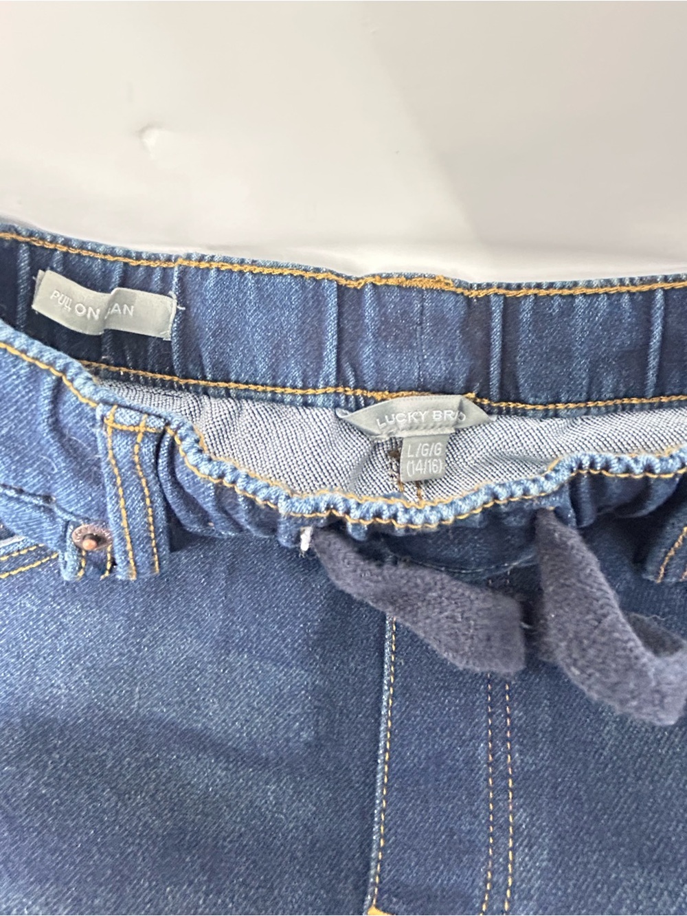 Lucky Brand Biy’s Dark Blue Denim Jeans